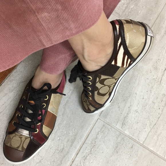 Coach Patchwork Leather sneakers, 6 - Picture 10 of 14